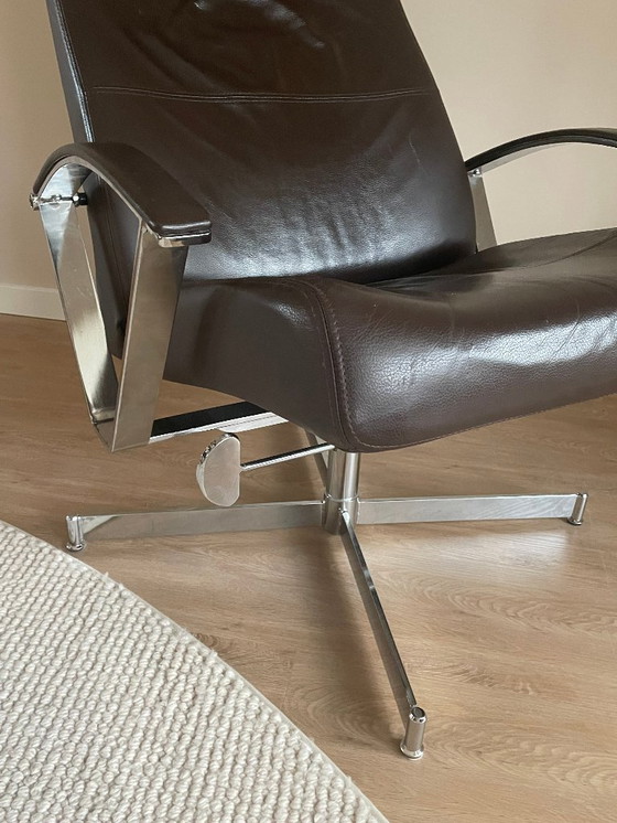 Image 1 of recliner chair + ottoman