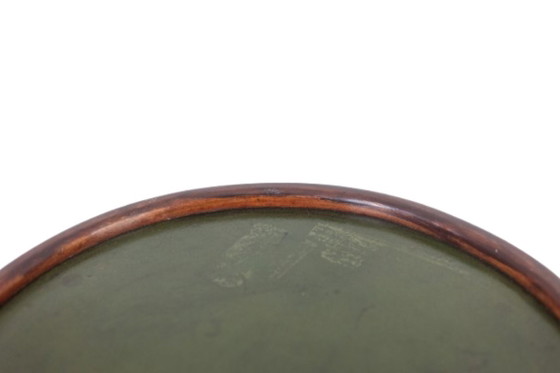 Thonet. Pair of two-tiered pedestal tables in stained beech. 1900s. – Side tables, Other (photo 13 of 18)