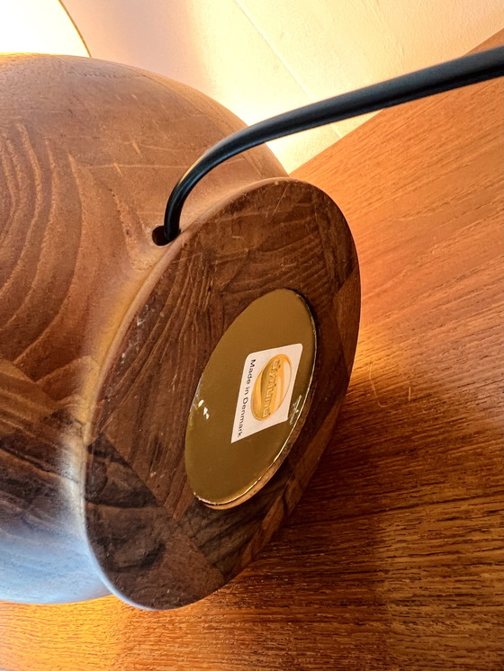 Image 1 of Lampe de table vintage en teck XL, Dyrlund '70s
