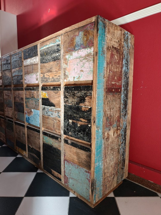 Cassettiera in legno riciclato – Cassettiere (photo 9 of 9)
