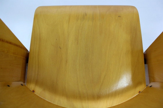 Fauteuils de cinéma vintage de Ton, années 1960, lot de 7 – Chaises pliantes, Wood (photo 10 of 18)