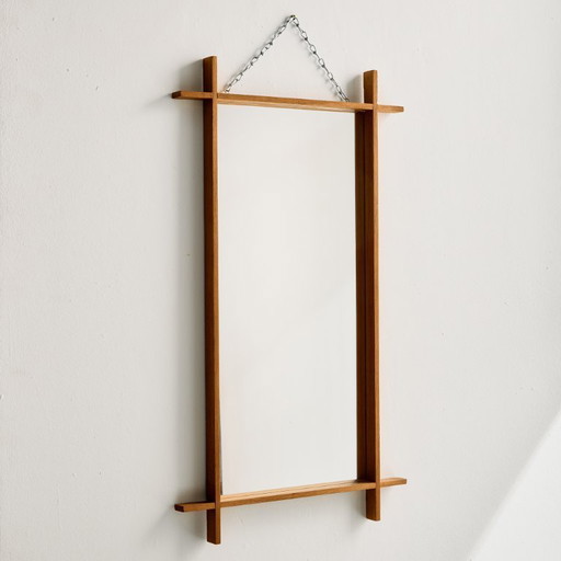 Miroir à cadre en chêne MK11169