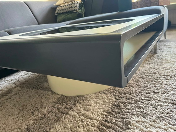 Space Age Design Couchtisch – Couchtische, Glass, Plastic (photo 6 of 7)