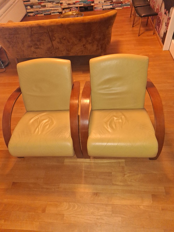 Image 1 of 2 vintage armleun stoelen