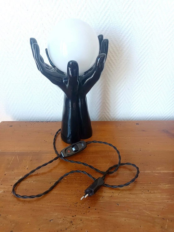 Vintage Hands Lamp 1970 – Table lamps, Ceramic (photo 11 of 13)
