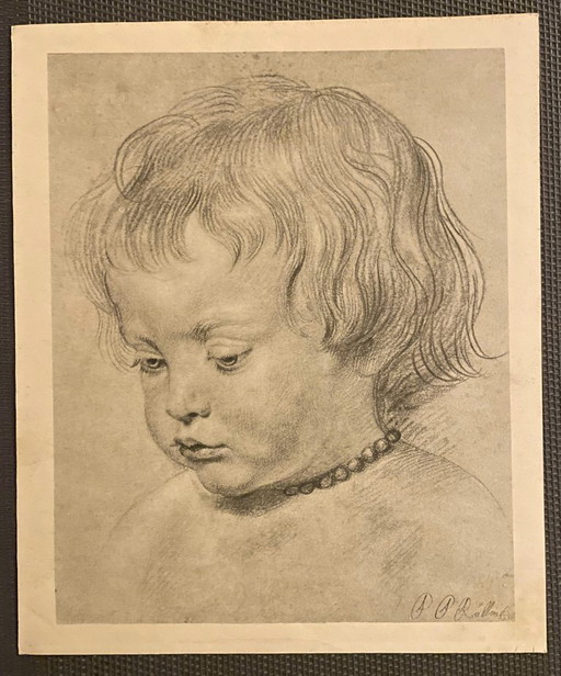 Peter Paul Rubens (1577-1640) - Son Nicolas – schilderijen tekeningen, Paper