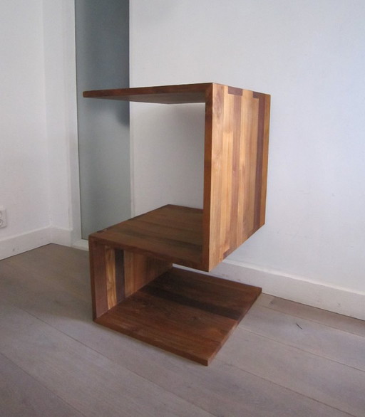 Muebles de madera maciza, multifuncionales, mesa auxiliar, armario, banco, mesa de centro o mesita de noche.