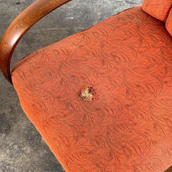 Image 1 of Pareja de sillones Halabala H-410, década de 1930 – Art Déco checoslovaco