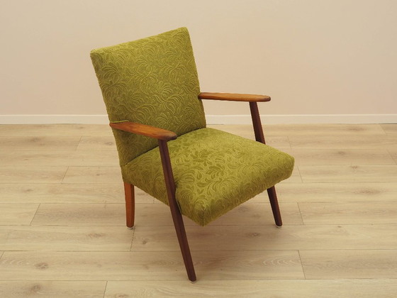 Image 1 of Sillón verde, diseño danés, década de 1960, fabricado en Dinamarca.