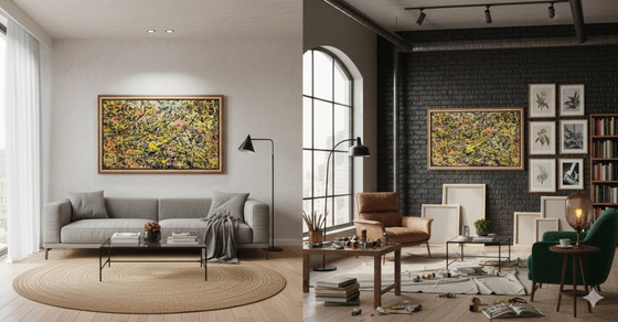 Image 1 of XXL painting by Theresa G. Kaufmann