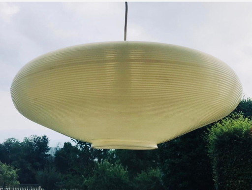 • Lampada/sospensione tipo “Rotaflex”, per Atelier des Recherches Plastiques/A.R.P. (1954-1957)