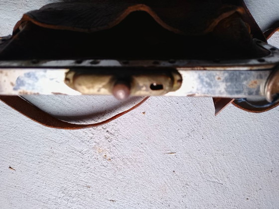 Image 1 of Sacoche de contrôleur de bus Tihuo, Espagne. Cuir, XXe siècle.