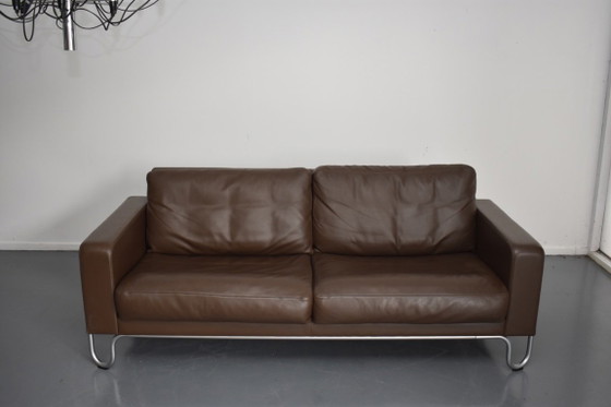 Prachtige Exclusieve Dutch Originals Gispen Design Bank – 3-5 zitsbanken, Leather, Metal (photo 7 of 18)
