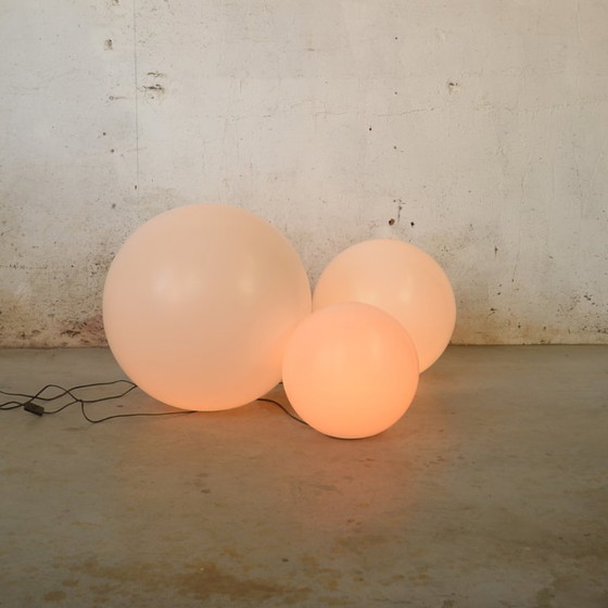 Image 1 of Ensemble de 3 lampadaires à boule Stratus