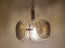 Lampadario Kaiser Leuchten in vetro di Murano anni '70
