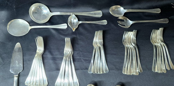 Image 1 of Christofle "Boréal" set di 149 pezzi in argento per la casa in confezione regalo