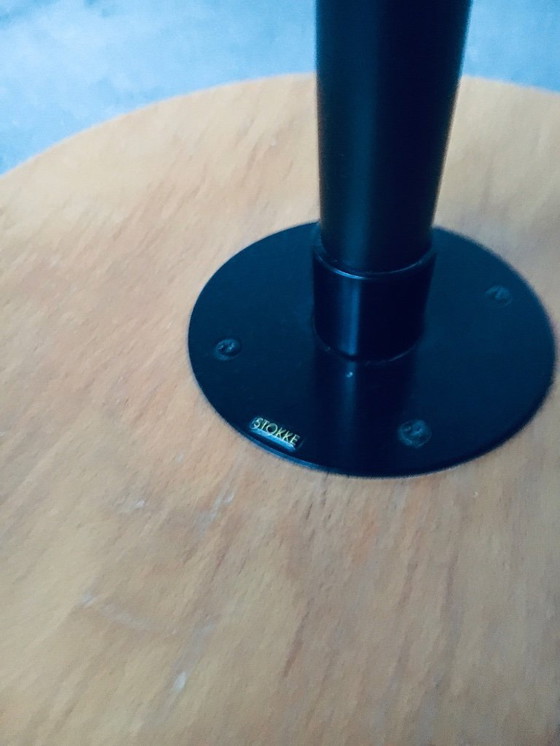 Image 1 of Scandinavian Ergonomic Design Writing Desk and Stool, Stokke 1980's