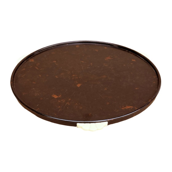 Image 1 of Bakelite rotating tray Kreutz in Art Deco style, Germany, 1930s.
