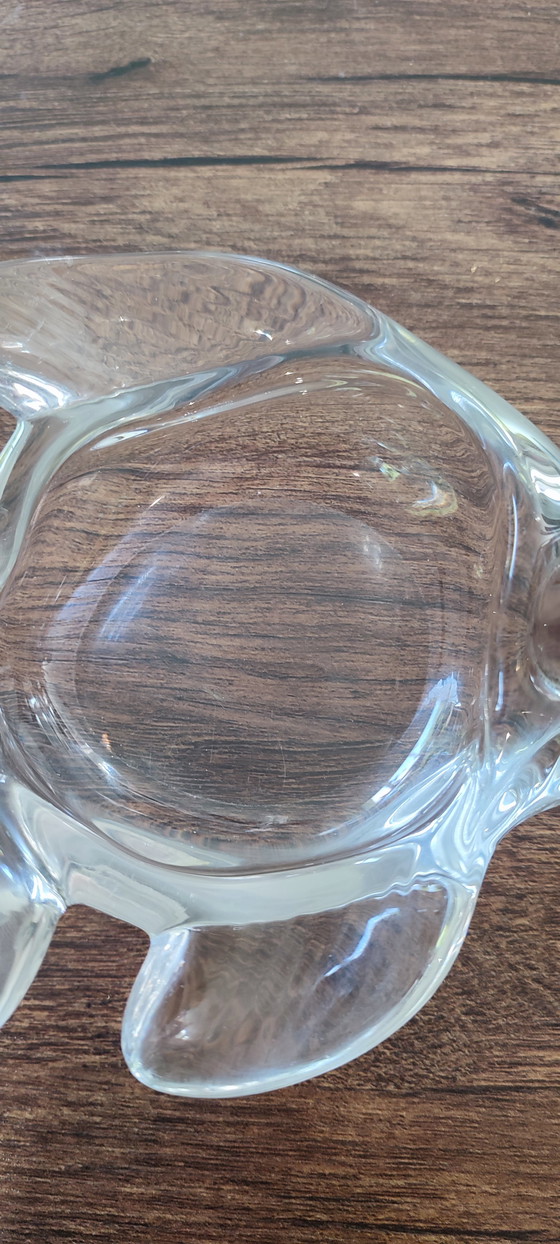 Image 1 of Gegoten glazen "vis" vintage zakverdeler