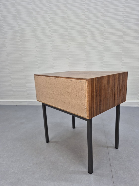 Vintage cabinet/Nightstands/side table Pastoe style. – Metal, Wood (photo 9 of 14)