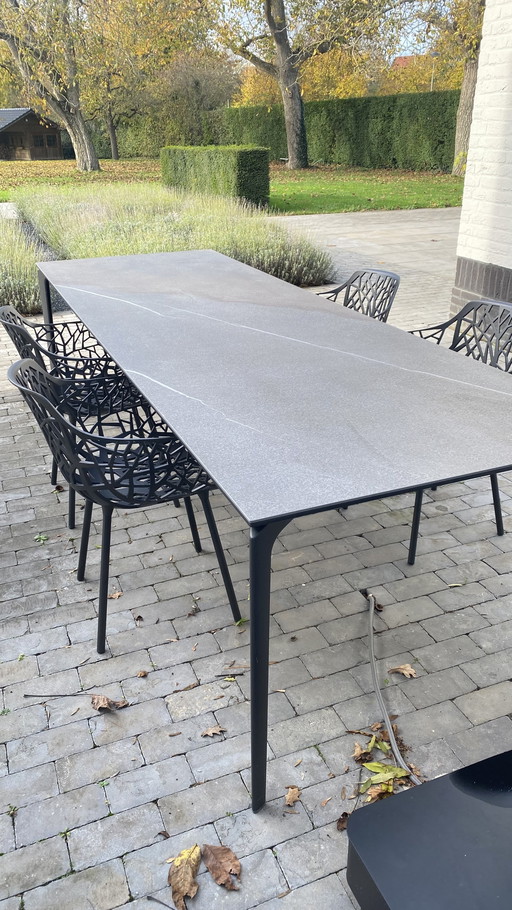 Mesa exterior rápida 300 x 100