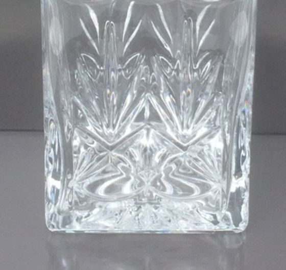 Image 1 of Vintage karaf in Val Saint Lambert-stijl