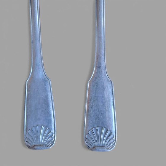 Silver-plated metal serving cutlery – Cutlery Sets (photo 2 of 8)