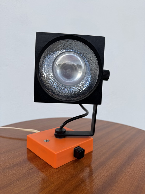 Image 1 of Lampada da parete arancione Philips degli anni '70