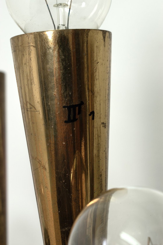 Image 1 of Set aus 2 Messing-Wandlampen