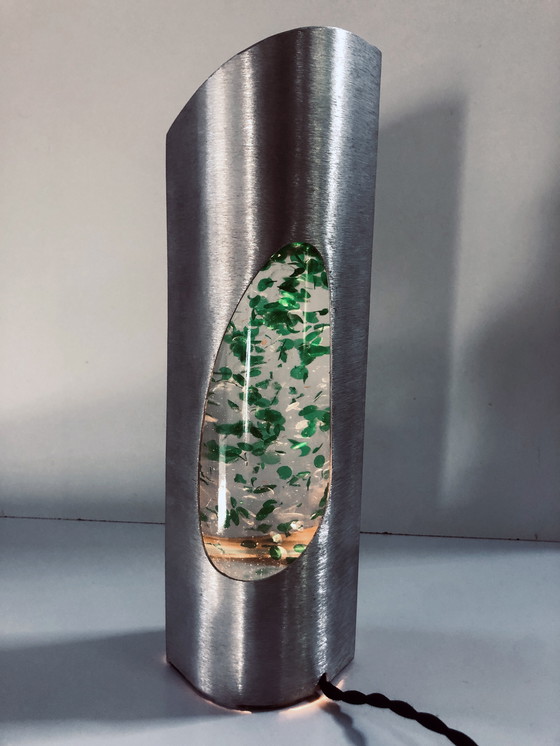 Image 1 of Lampe à Paillettes Vintage - Glitter Lamp - Space Age - 1970