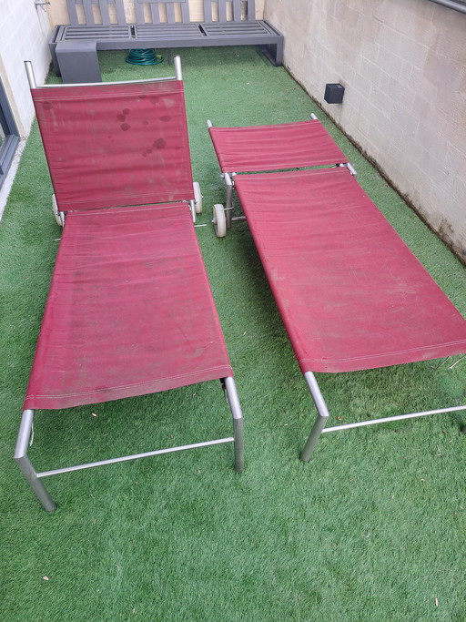 2 design ligzetels voor buiten van Fabiaan Van Severen