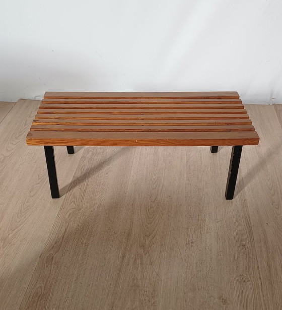 Panca a doghe vintage – Panche, Metallo, Legno (photo 7 of 7)