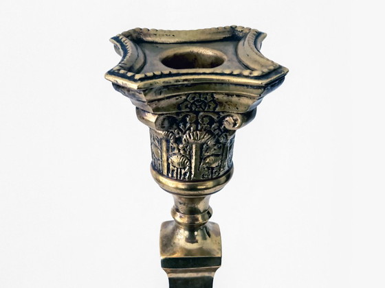 Victorian Style Candlestick Set – Candle holders, Brass, Metal (photo 8 of 11)