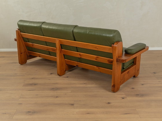 Image 1 of 70s Leather Sofa by Almar