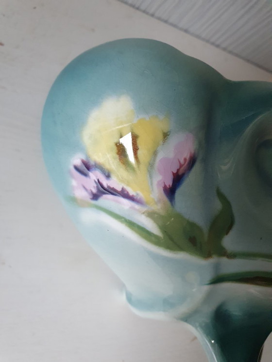 Art Nouveau Jardinière - St. Amand & Hamage (D39) - Approx. 1900 – Saint-Amand & Hamage, Vases, Ceramic (photo 6 of 12)