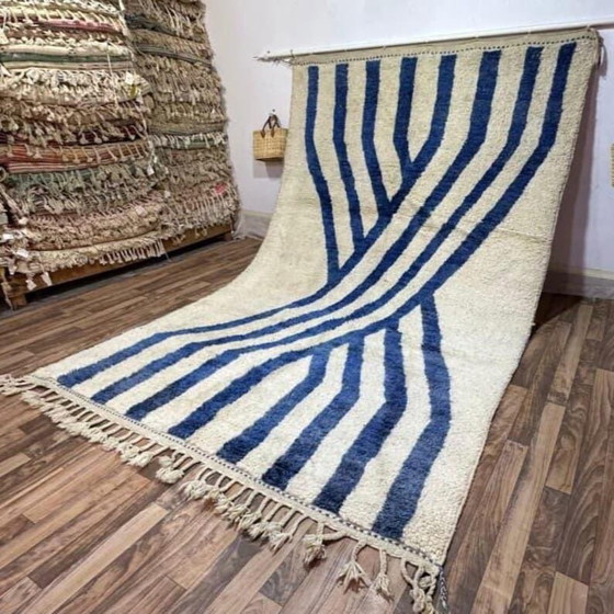 Alfombra tradicional Beni Ouraine hecha a mano, tamaño 2/3 m – Aime Té, Wool (photo 6 of 9)
