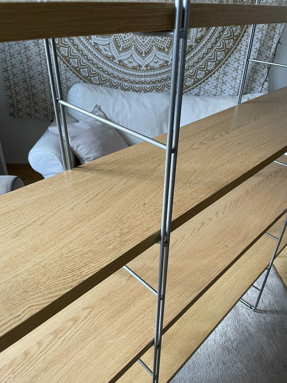 2x Scaffali a muro Vintage IKEA ENETRI di Niels Gammelgaard, Legno, Metallo, Marrone, Modern (foto 3 di 13)