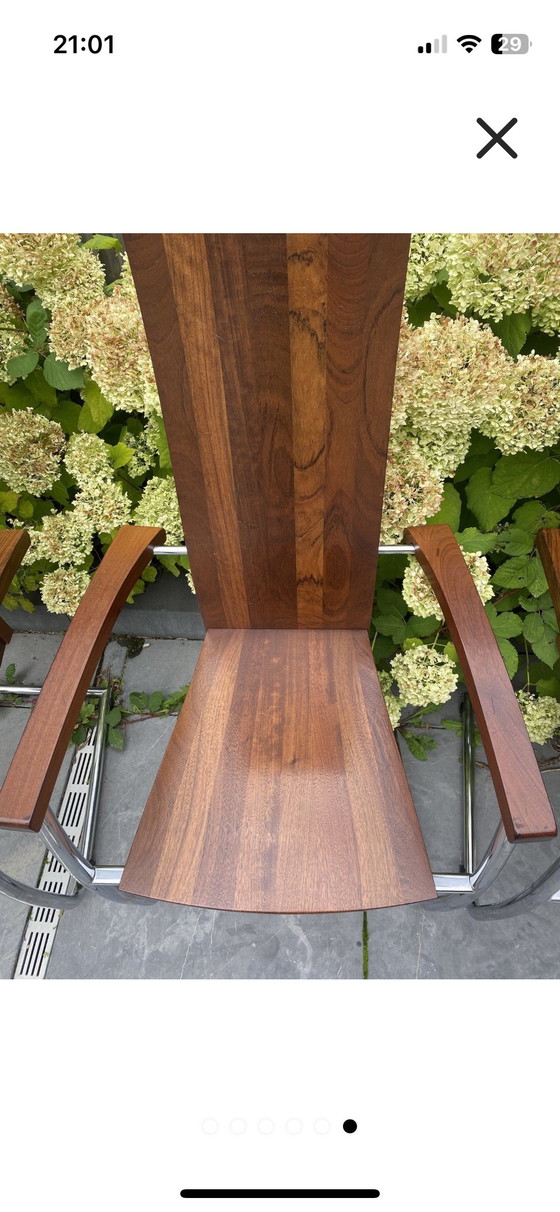 Image 1 of 4 chaises traîneaux design