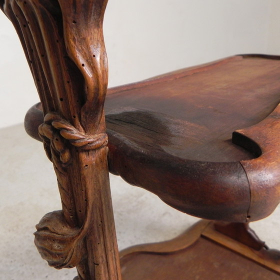 Image 1 of Jugendstil-Teetisch im Stil von Emile Galle