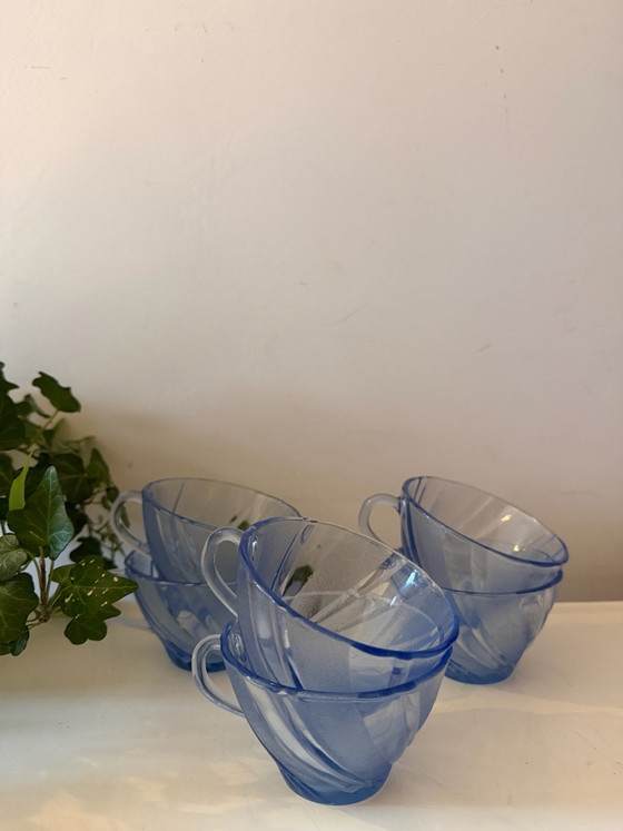 Tasses à café Duralex Beau Rivage, Vaisselle, Verre, Bleu (photo 7 sur 7)