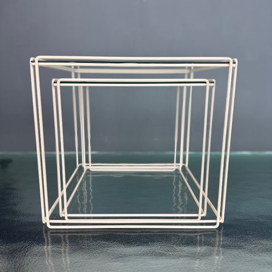 Image 1 of Tables d'appoint vintage Isocele de Max Sauze pour Atrow