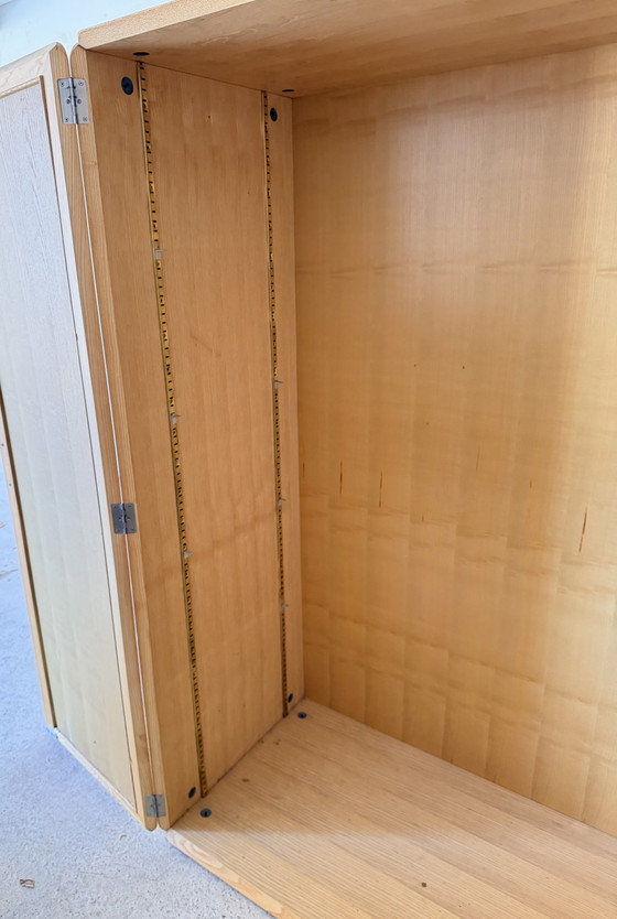 Armoire Vintage Derk Jan De Vries – Années 1960/70 – Bois Et Cannage – Wood (photo 4 of 14)