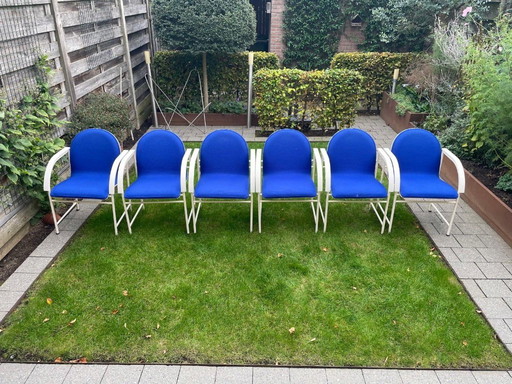 6x Silla de comedor de diseño vintage Arco