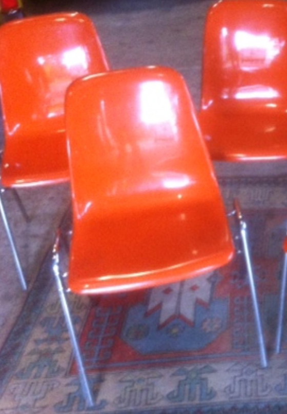 Image 1 of 6 retro Drabert design chairs 495 Minden