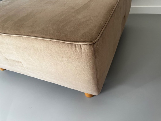 Vintage IKEA pouf 1990s – Footstools & poufs, Textile, Wood (photo 3 of 5)
