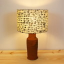 Table Lamp with Fabric Lampshade