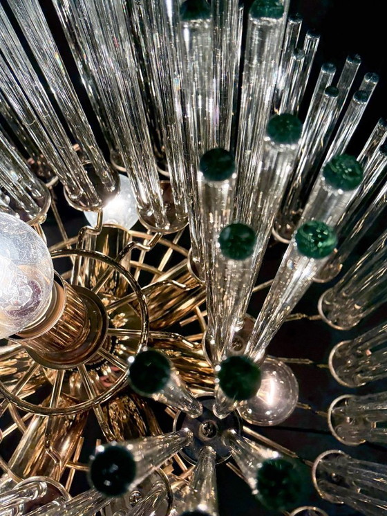 Image 1 of Mid-century chandelier/ceiling lamp by Gaetano Sciolari, Murano, Italy, 1970s.