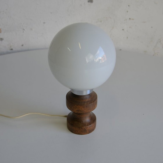 Image 1 of wooden table light