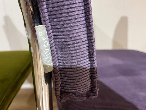 Image 1 of 3x Sedie da pranzo Zuiver Ridge Rib Kink - Design - Ottime condizioni