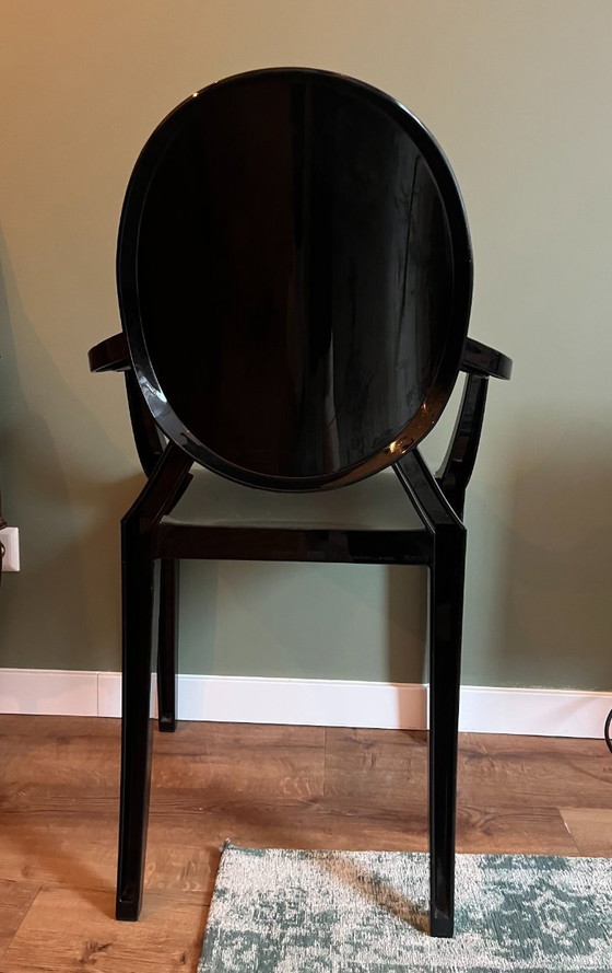 Image 1 of 4 sillas con brazos Kartell Louis Ghost